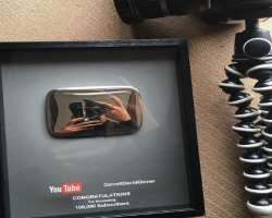 He honored by YouTube in July 2016 for surpassing 100,000 subscribers.